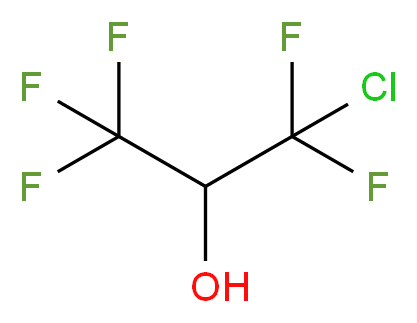 1-Chloro-1,1,3,3,3-pentafluoropropan-2-ol_分子结构_CAS_24332-19-2)