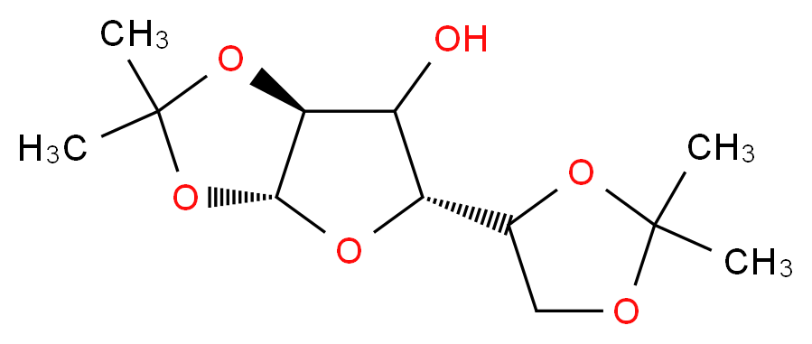 1,2:5,6-Di-O-isopropylidene-α-D-gulofuranose_分子结构_CAS_14686-89-6)