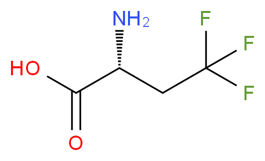 (R)-2-amino-4,4,4-trifluorobutanoic acid_分子结构_CAS_120200-07-9)