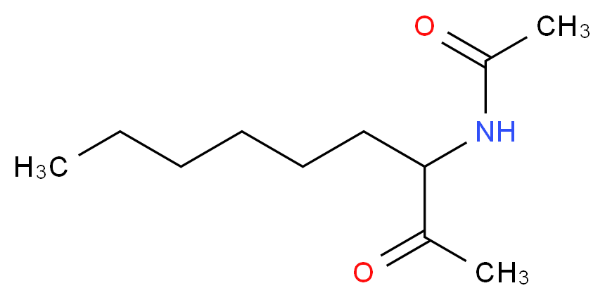 rac 3-Acetamidononan-2-one_分子结构_CAS_51714-09-1)