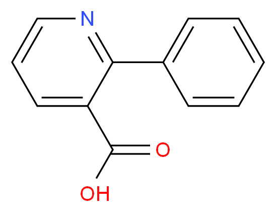 2-Phenylnicotinic acid_分子结构_CAS_33421-39-5)