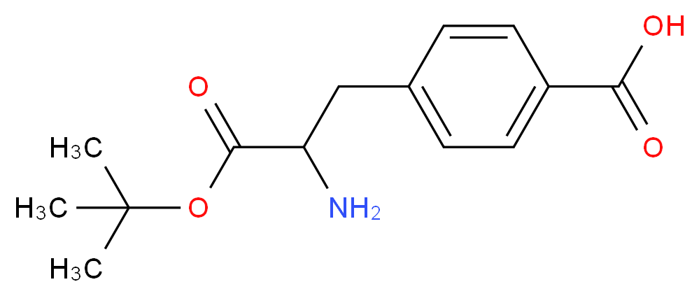 4-(2-tert-Butoxycarbonylaminoethyl)benzoic acid_分子结构_CAS_132690-91-6)