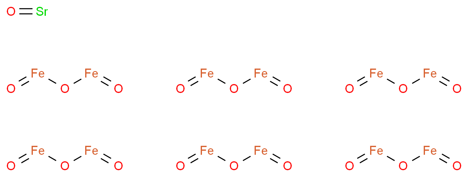 锶铁氧体_分子结构_CAS_12023-91-5)