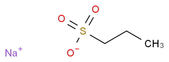 sodium propane-1-sulfonate_分子结构_CAS_14533-63-2