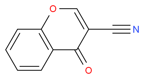 4-oxo-4H-chromene-3-carbonitrile_分子结构_CAS_50743-17-4