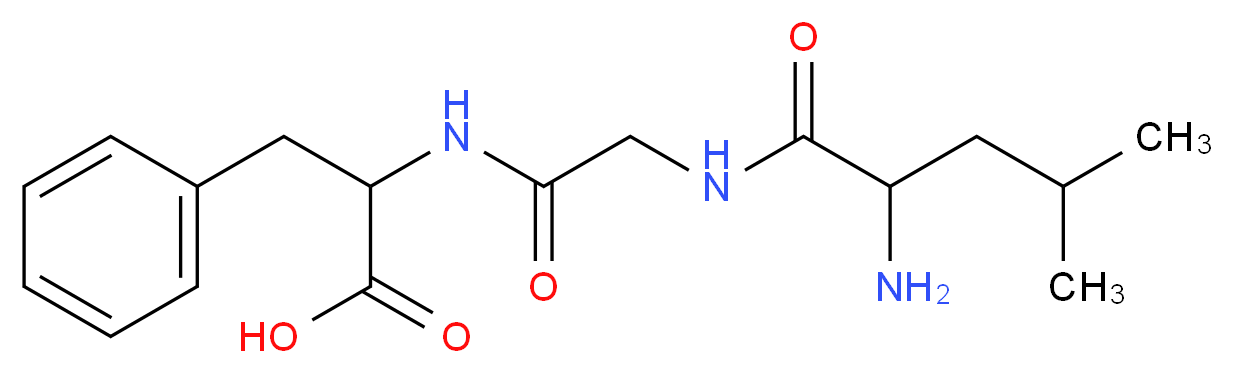 2-[2-(2-amino-4-methylpentanamido)acetamido]-3-phenylpropanoic acid_分子结构_CAS_4294-25-1