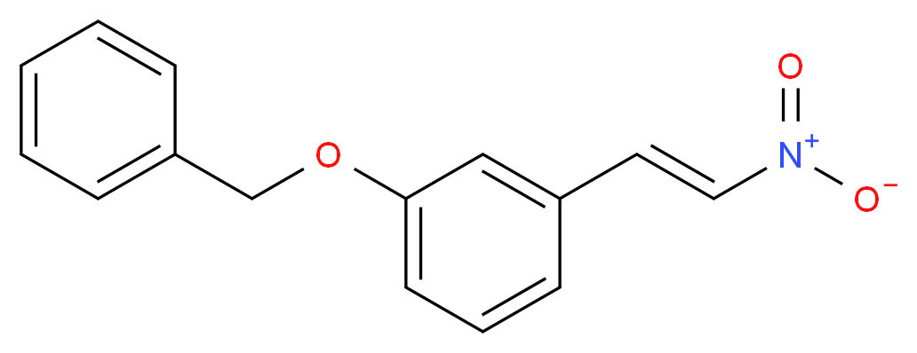 3-苄氧基-反式-β-硝基苯乙烯_分子结构_CAS_24550-32-1)