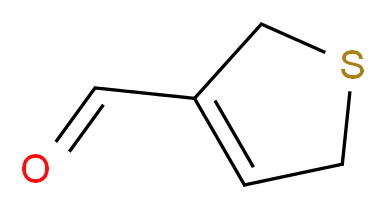 2,5-dihydrothiophene-3-carbaldehyde_分子结构_CAS_113772-16-0