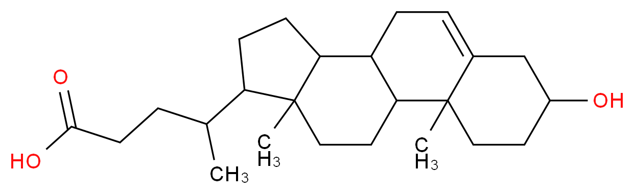 5-Cholenic acid-3β-ol_分子结构_CAS_5255-17-4)