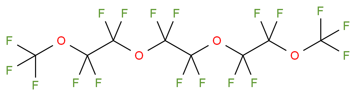 Perfluoro-2,5,8,11-tetraoxadodecane 98%_分子结构_CAS_64028-04-2)