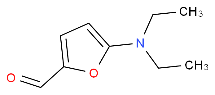 5-(diethylamino)furan-2-carbaldehyde_分子结构_CAS_22868-59-3