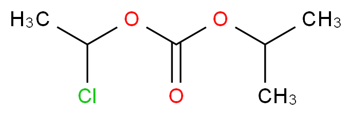 1-Chloroethyl isopropyl carbonate_分子结构_CAS_98298-66-9)