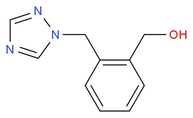 [2-(1H-1,2,4-triazol-1-ylmethyl)phenyl]methanol_分子结构_CAS_884507-25-9)