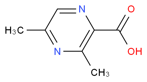 3,5-Dimethylpyrazine-2-carboxylic acid_分子结构_CAS_)