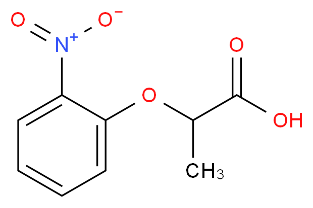 2-(2-Nitrophenoxy)propanoic acid_分子结构_CAS_)