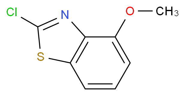 2-chloro-4-methoxy-1,3-benzothiazole_分子结构_CAS_3507-27-5