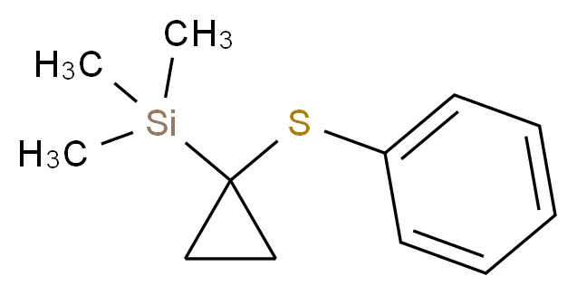 1-(三甲基硅基)环丙基苯基硫醚_分子结构_CAS_74379-74-1)