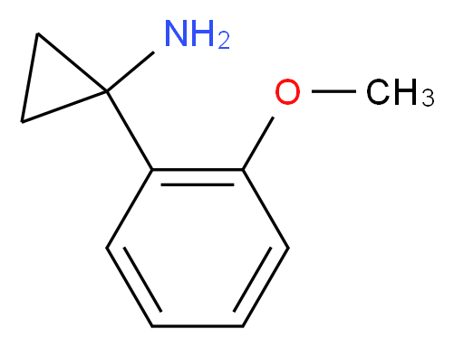 1-(2-methoxyphenyl)cyclopropan-1-amine_分子结构_CAS_503417-32-1