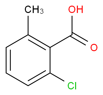 2-Chloro-6-methyl-benzoic acid_分子结构_CAS_21327-86-6)