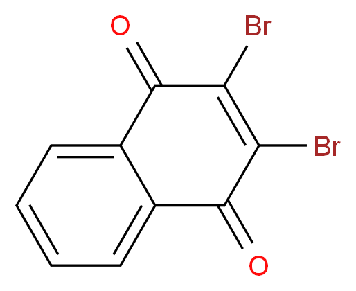 2,3-dibromo-1,4-dihydronaphthalene-1,4-dione_分子结构_CAS_13243-65-7