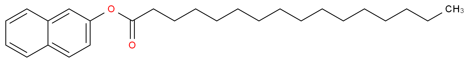 naphthalen-2-yl hexadecanoate_分子结构_CAS_6699-37-2