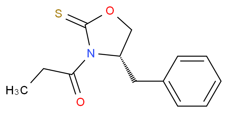 (s)-4-benzyl-3-propionyl-1,3-oxazolidine-2-thione_分子结构_CAS_145588-95-0)