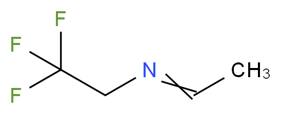 ethylidene(2,2,2-trifluoroethyl)amine_分子结构_CAS_80395-37-5