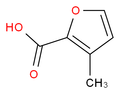 3-methylfuran-2-carboxylic acid_分子结构_CAS_4412-96-8