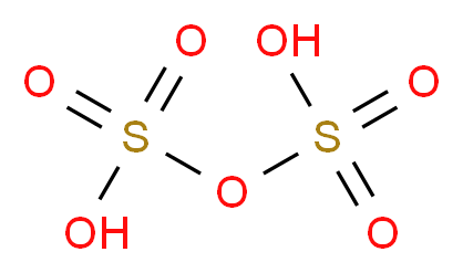 Disulfuric acid_分子结构_CAS_7783-05-3)