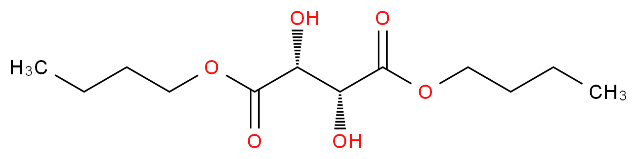 (2R,3R)-Dibutyl 2,3-dihydroxysuccinate_分子结构_CAS_87-92-3)