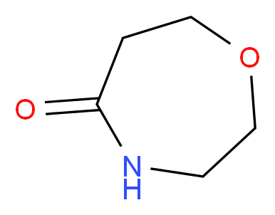 1,4-oxazepan-5-one_分子结构_CAS_)