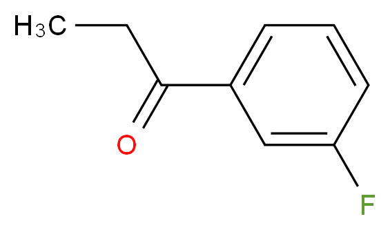 3'-氟苯丙酮_分子结构_CAS_455-67-4)