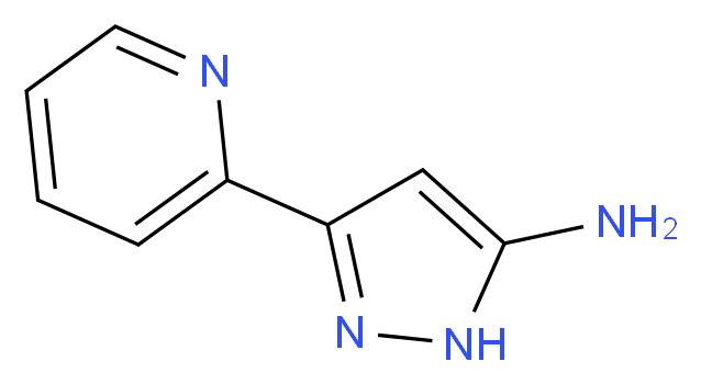 5-Pyridin-2-yl-2H-pyrazol-3-ylamine_分子结构_CAS_92352-29-9)