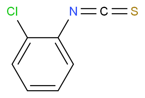 2-氯苯基异硫氰酸酯_分子结构_CAS_2740-81-0)