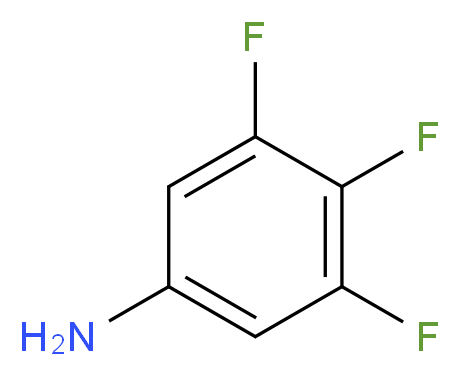 3,4,5-Trifluoroaniline_分子结构_CAS_)