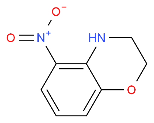 5-Nitro-3,4-dihydro-2H-1,4-benzoxazine_分子结构_CAS_137469-90-0)