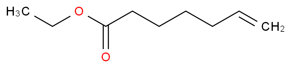 Ethyl hept-6-enoate 97%_分子结构_CAS_)