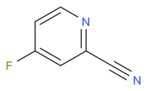 4-fluoropyridine-2-carbonitrile_分子结构_CAS_847225-56-3