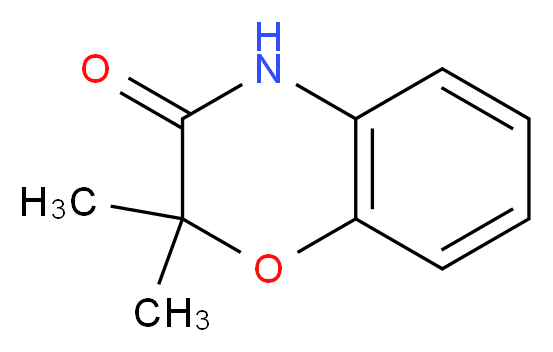 2,2-Dimethyl-2H-1,4-benzoxazin-3(4H)-one_分子结构_CAS_10514-70-2)