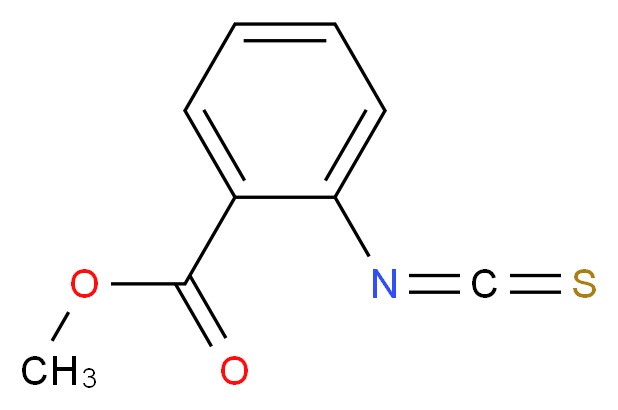 methyl 2-isothiocyanatobenzoate_分子结构_CAS_16024-82-1