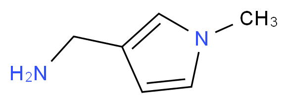 (1-methyl-1H-pyrrol-3-yl)methanamine_分子结构_CAS_)