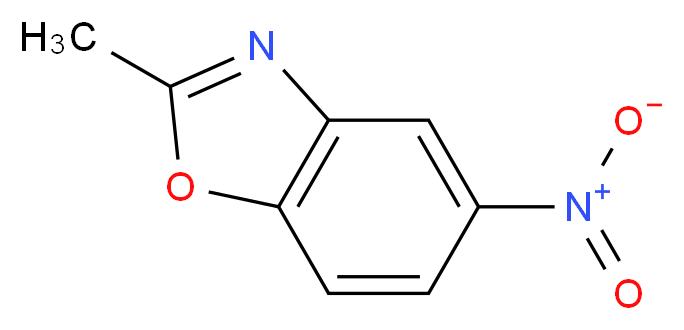 2-Methyl-5-nitro-1,3-benzoxazole_分子结构_CAS_32046-51-8)