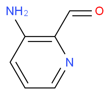 3-aminopyridine-2-carbaldehyde_分子结构_CAS_55234-58-7