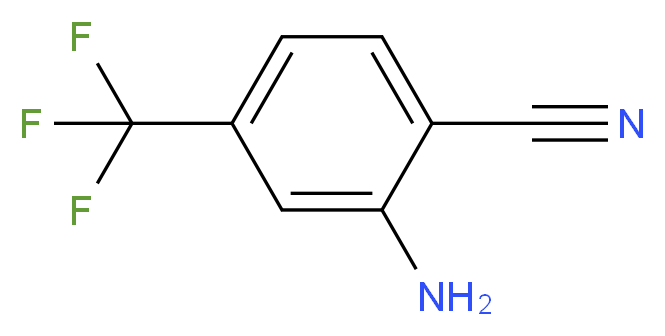 3-Amino-4-cyanobenzotrifluoride_分子结构_CAS_1483-54-1)