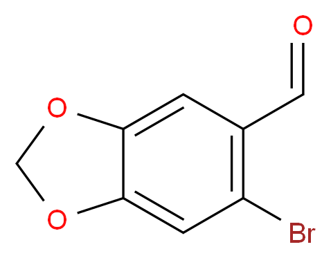 6-Bromo-1,3-benzodioxole-5-carboxaldehyde_分子结构_CAS_15930-53-7)