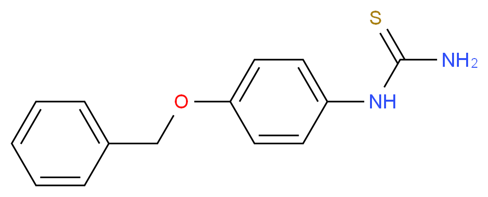 N-[4-(benzyloxy)phenyl]thiourea_分子结构_CAS_65069-53-6)