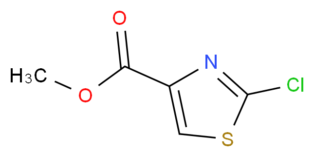 Methyl 2-chloro-4-thiazolecarboxylate_分子结构_CAS_850429-61-7)