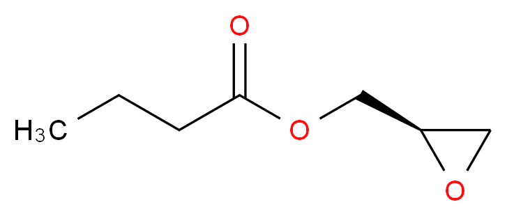 [(2R)-oxiran-2-yl]methyl butanoate_分子结构_CAS_60456-26-0