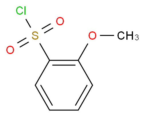 2-Methoxy-benzenesulfonyl chloride_分子结构_CAS_10130-87-7)