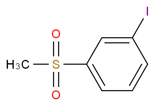 1-iodo-3-methanesulfonylbenzene_分子结构_CAS_139769-20-3